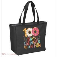 100 Days Sprinkled With Fun Cupcake 100th Day Of School Tote Bag thumb 2
