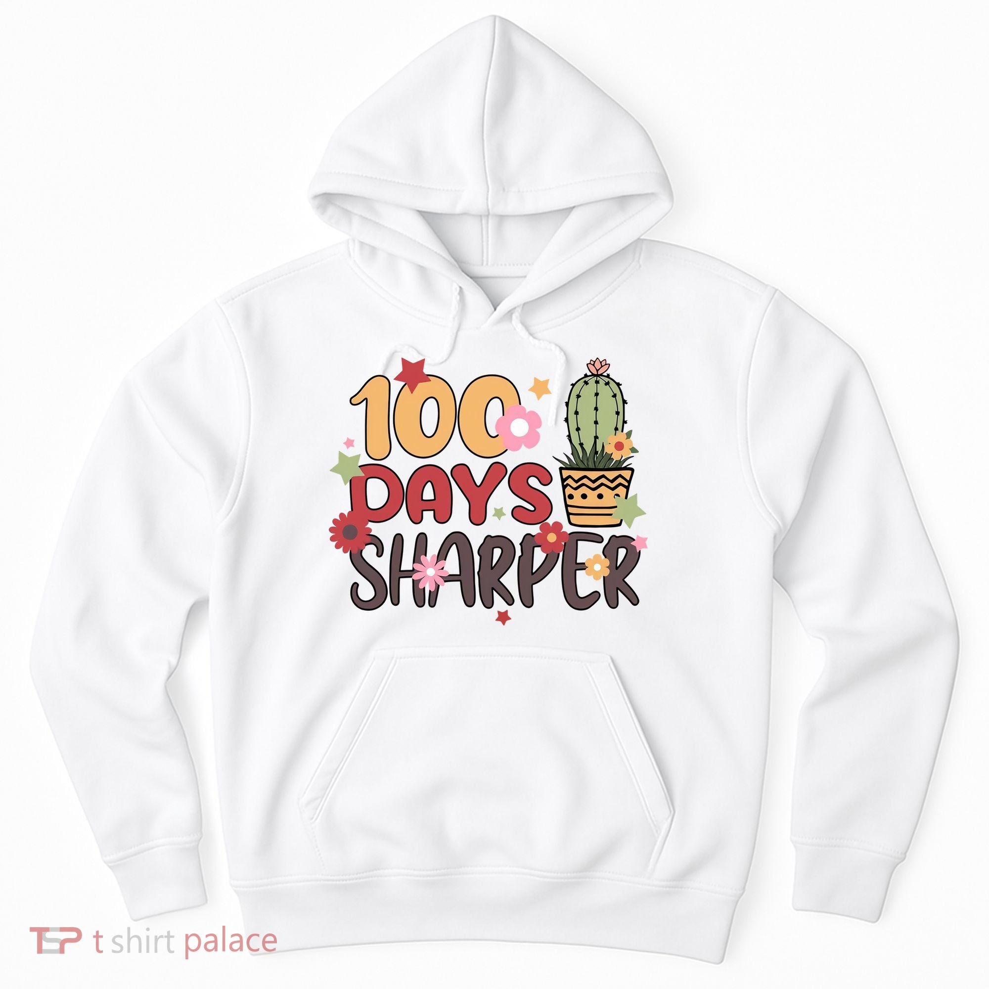 100 Days Sharper 100 Days Celebration For Teacher 100 Days Of School Hoodie