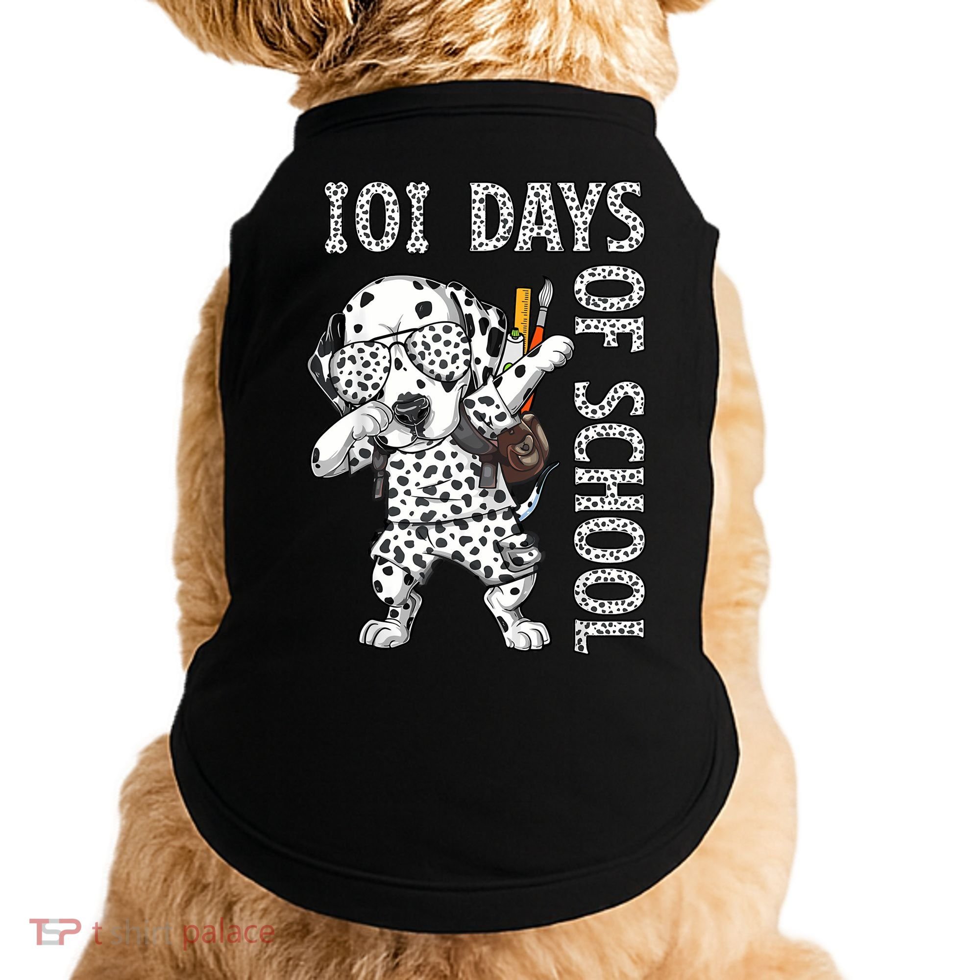 101 Days School Dabbing Dalmatian Dog Teachers Doggie Tank