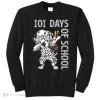101 Days School Dabbing Dalmatian Dog Teachers Sweatshirt thumb 0