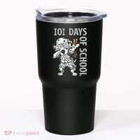 101 Days School Dabbing Dalmatian Dog Teachers Tumbler thumb 0