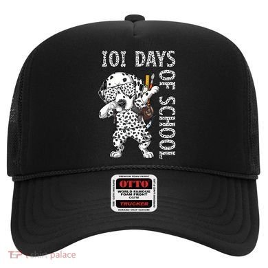 101 Days School Dabbing Dalmatian Dog Teachers Hat