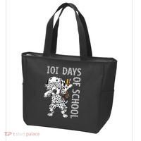 101 Days School Dabbing Dalmatian Dog Teachers Tote Bag thumb 3