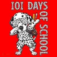 101 Days School Dabbing Dalmatian Dog Teachers Santa Hat thumb 1