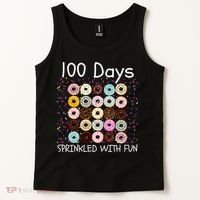 100 Days Sprinkled With Fun, 100th Day Of School, 100 Days Tank Top thumb 2