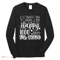1000 Days Smarter Fifth Grade Teacher 100th Day Of School Long Sleeve Shirt thumb 0
