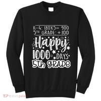 1000 Days Smarter Fifth Grade Teacher 100th Day Of School Sweatshirt thumb 0