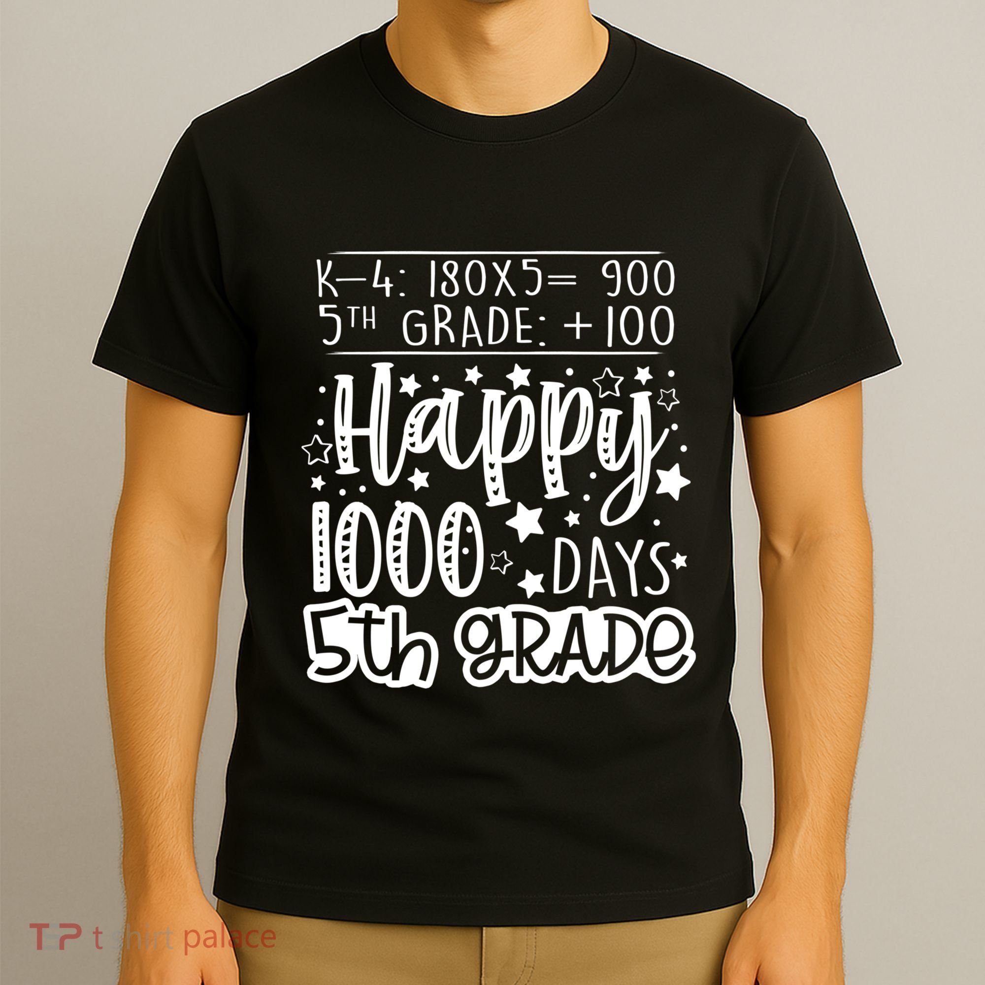 1000 Days Smarter Fifth Grade Teacher 100th Day Of School T-Shirt