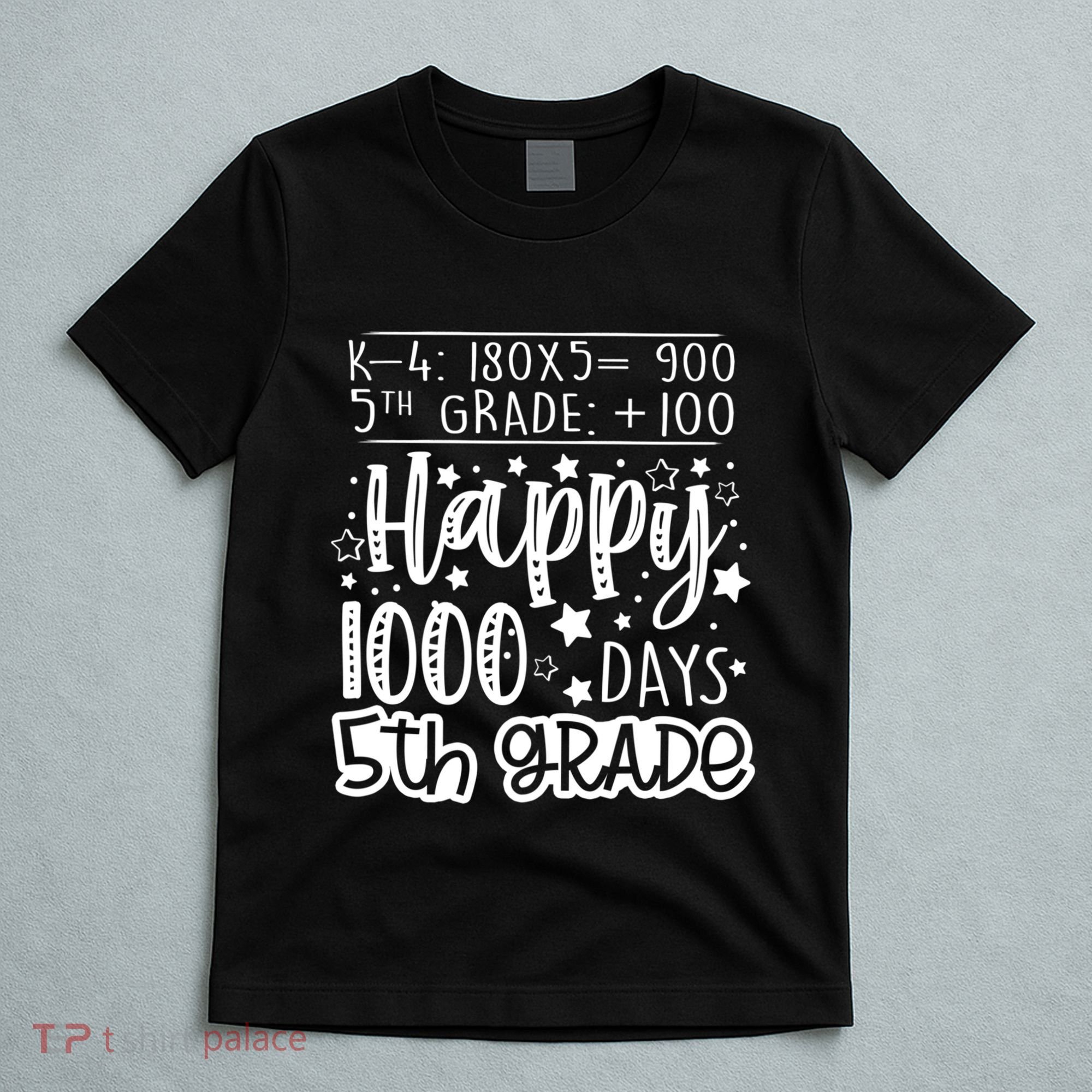 1000 Days Smarter Fifth Grade Teacher 100th Day Of School T-Shirt