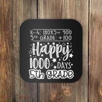 1000 Days Smarter Fifth Grade Teacher 100th Day Of School Coaster thumb 0