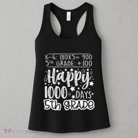 1000 Days Smarter Fifth Grade Teacher 100th Day Of School Women's Tank Top thumb 3