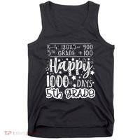 1000 Days Smarter Fifth Grade Teacher 100th Day Of School Tank Top thumb 0