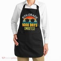 1000 Days Smarter Fifth 5th Grade Teacher Student Of School Apron thumb 2