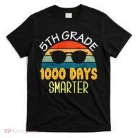 1000 Days Smarter Fifth 5th Grade Teacher Student Of School T-Shirt thumb 0