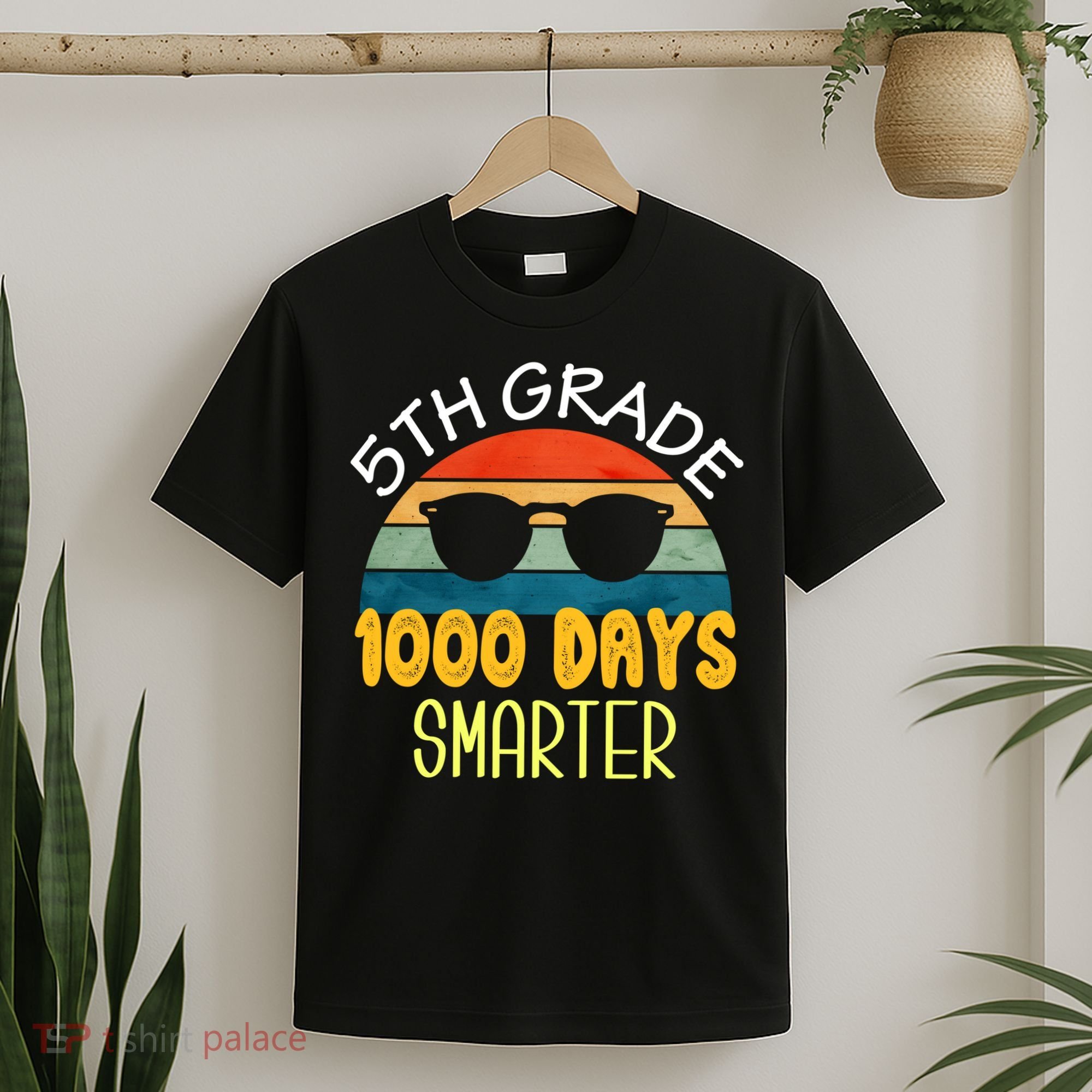 1000 Days Smarter Fifth 5th Grade Teacher Student Of School T-Shirt