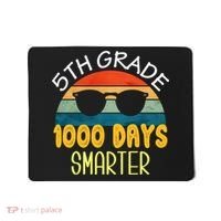 1000 Days Smarter Fifth 5th Grade Teacher Student Of School Mousepad thumb 0
