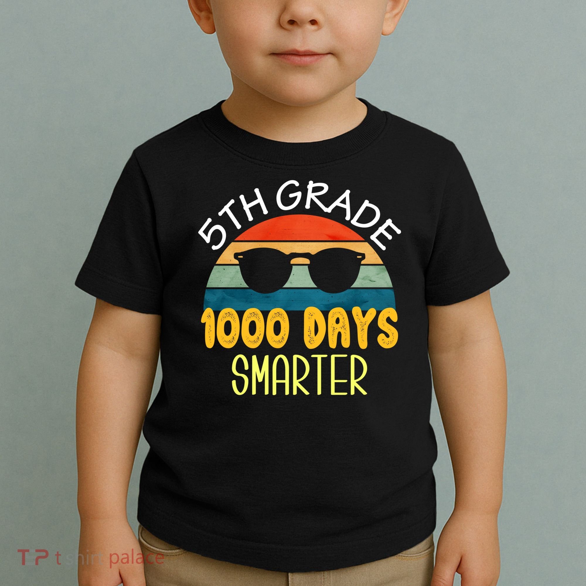 1000 Days Smarter Fifth 5th Grade Teacher Student Of School Toddler T-Shirt