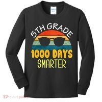 1000 Days Smarter Fifth 5th Grade Teacher Student Of School Kids Long Sleeve Shirt thumb 0