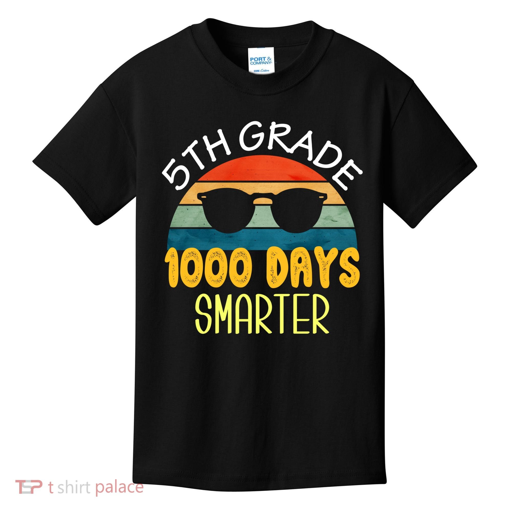 1000 Days Smarter Fifth 5th Grade Teacher Student Of School Kids T-Shirt