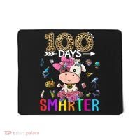 100 Days Smarter Cute Cow  Happy 100th Day of school  Mousepad thumb 0