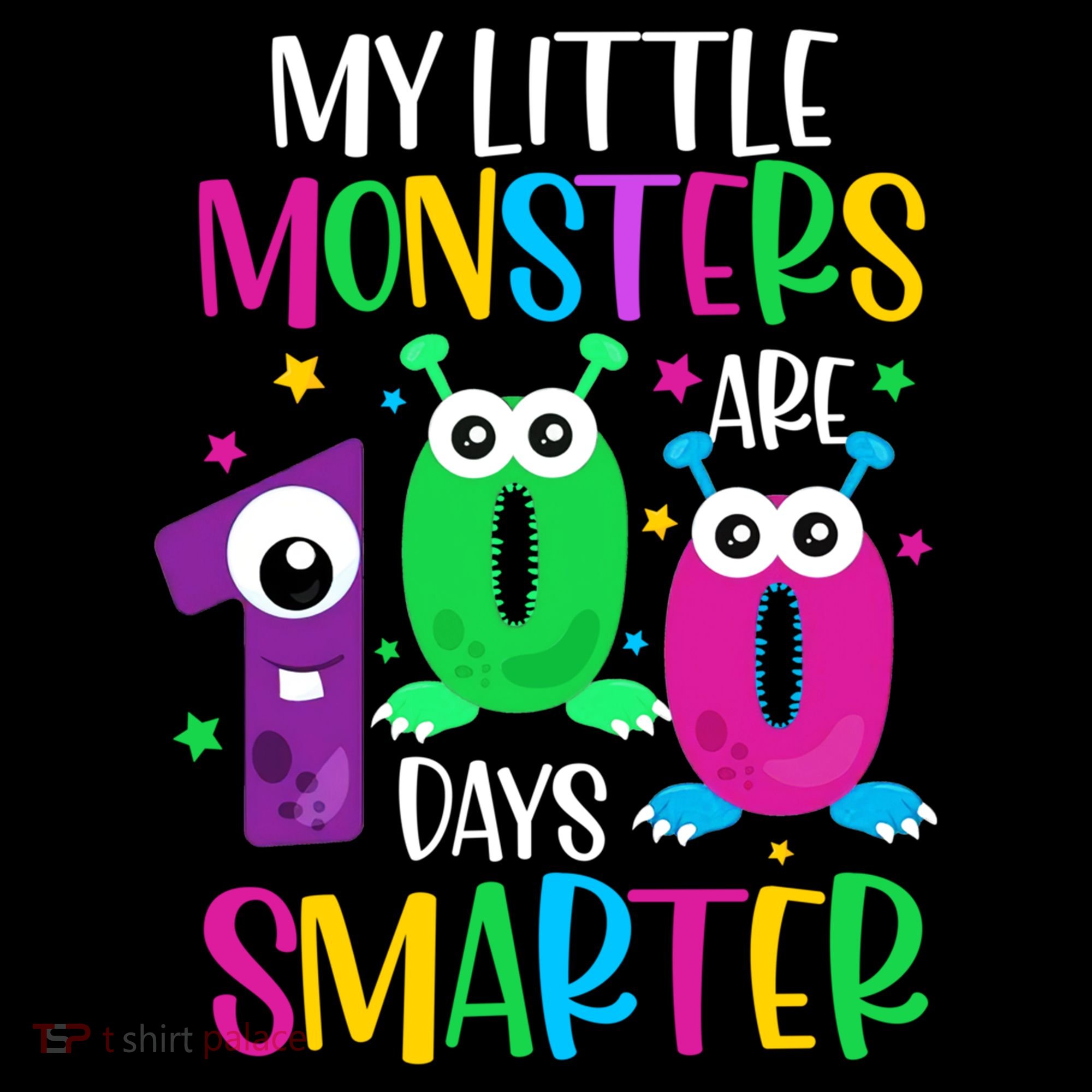 100 Days Teacher Gift My Little Monsters 100 Days Smarter Gift Coffee Mug