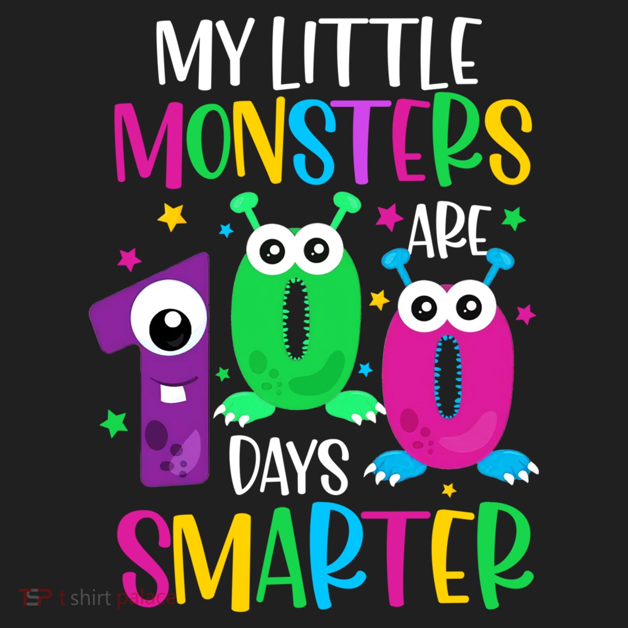 100 Days Teacher Gift My Little Monsters 100 Days Smarter Gift Hat