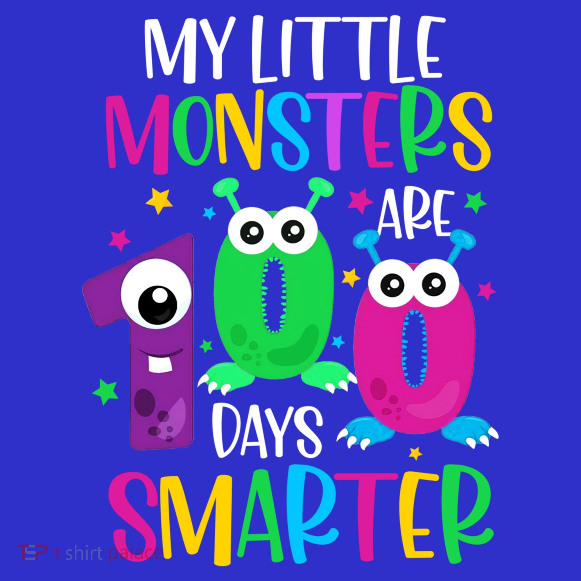 100 Days Teacher Gift My Little Monsters 100 Days Smarter Gift Sweatshirt