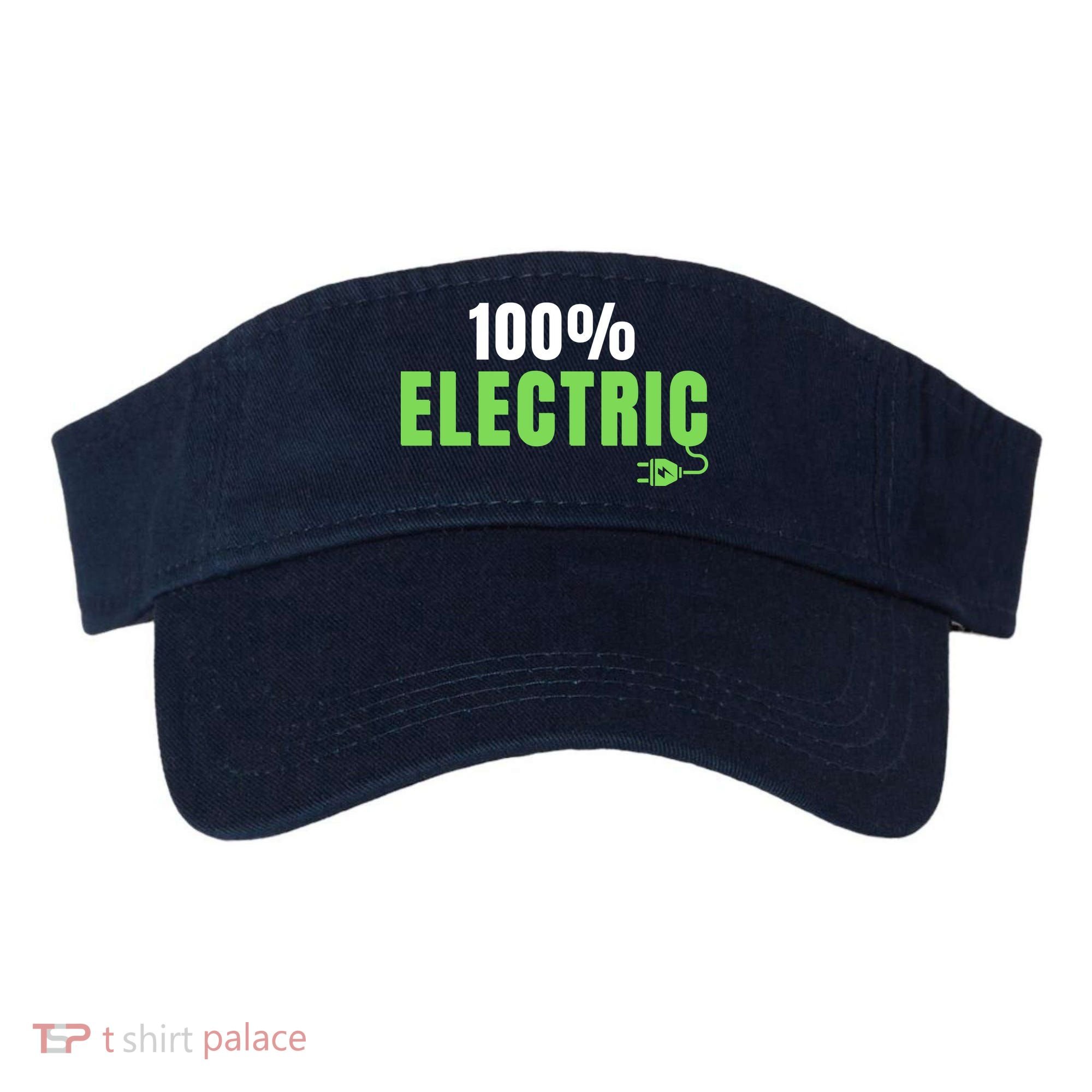 100% Electric, Drive EVs, EV Life, Funny Electric Vehicle Visor