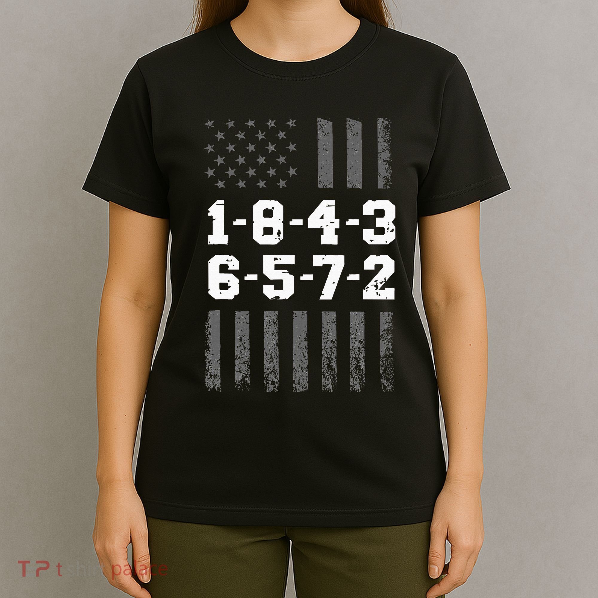 18436572 Engine Firing Order V8 Small Block Mechanic T-Shirt