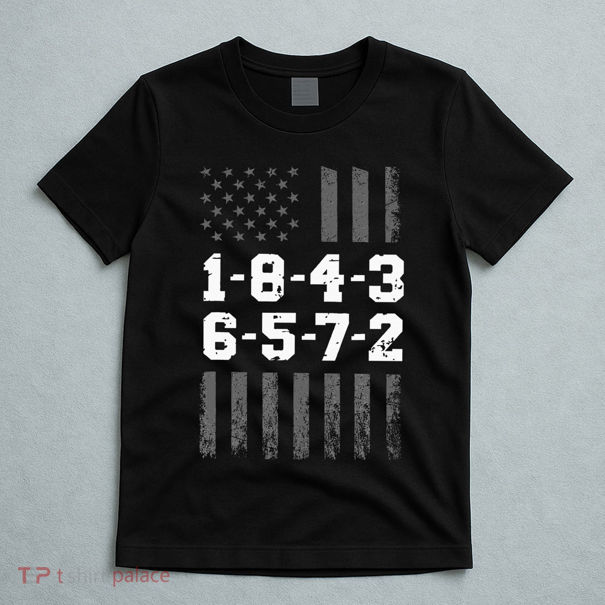 18436572 Engine Firing Order V8 Small Block Mechanic T-Shirt