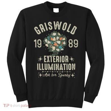 1989 Exterior Illumination Funny Christmas Lighting Sweatshirt