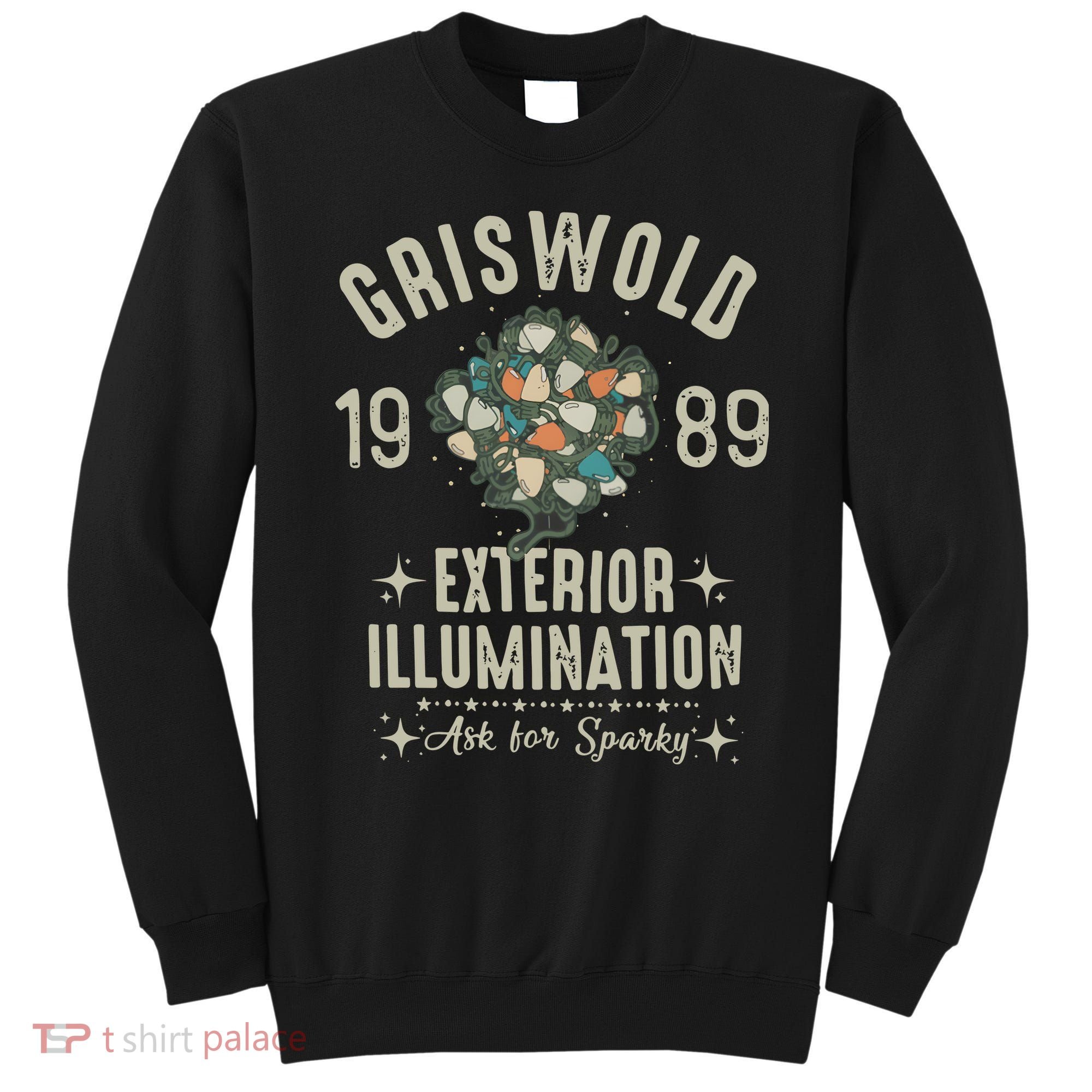 1989 Exterior Illumination Funny Christmas Lighting Sweatshirt