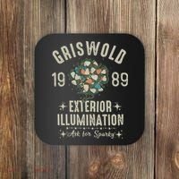 1989 Exterior Illumination Funny Christmas Lighting Coaster thumb 0