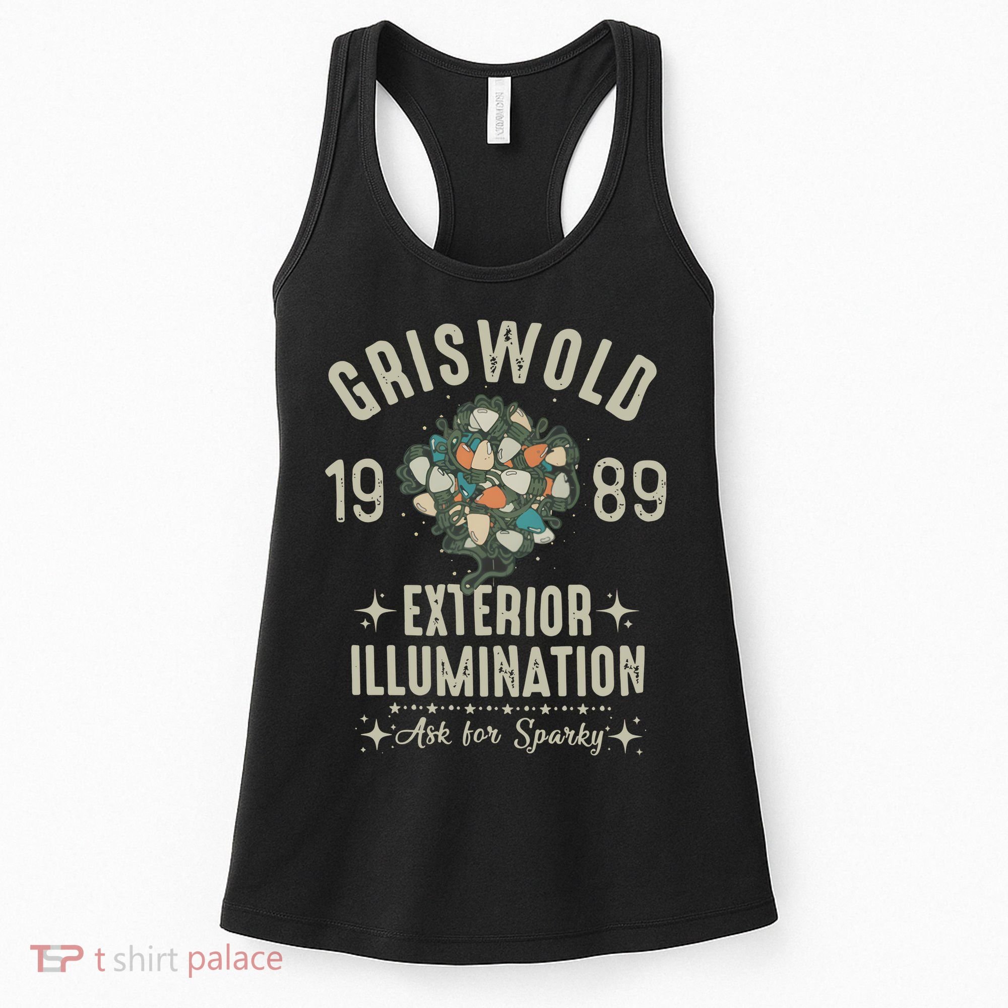 1989 Exterior Illumination Funny Christmas Lighting Women's Tank Top