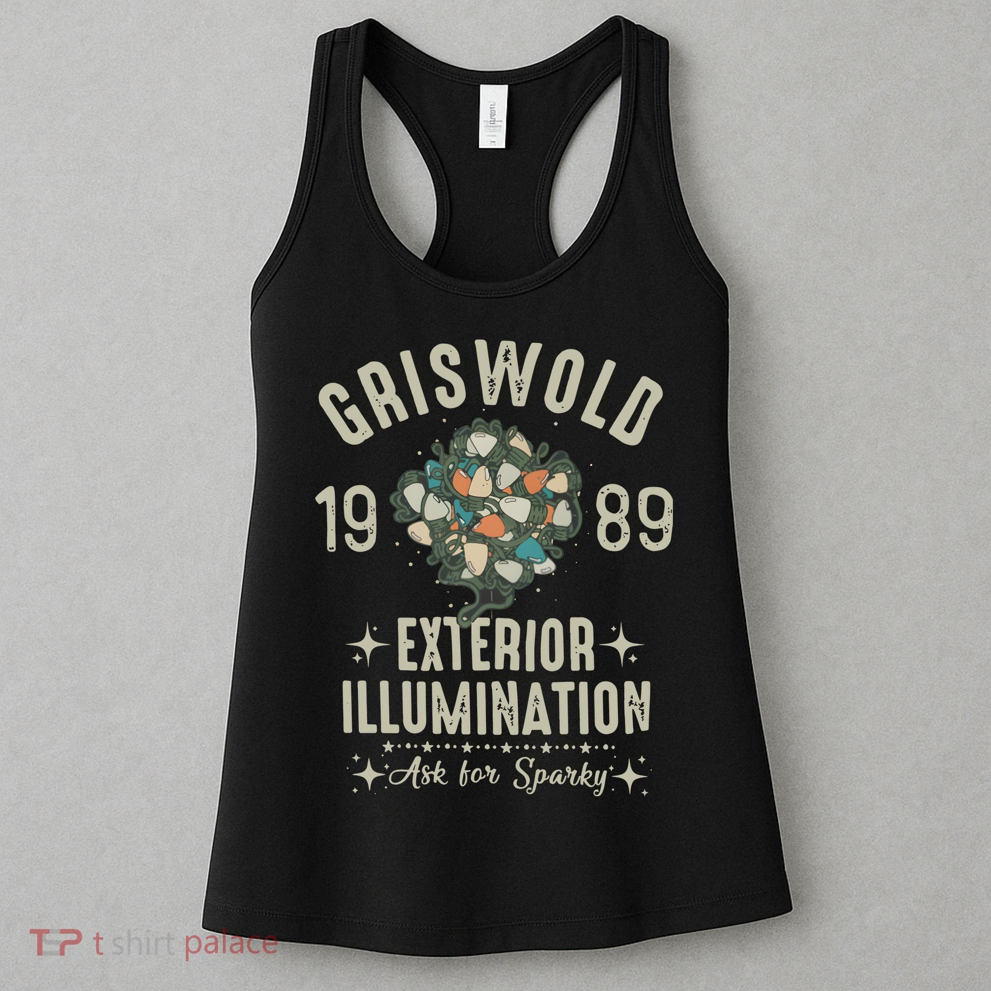 1989 Exterior Illumination Funny Christmas Lighting Women's Tank Top