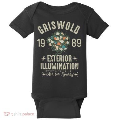 1989 Exterior Illumination Funny Christmas Lighting Baby Bodysuit