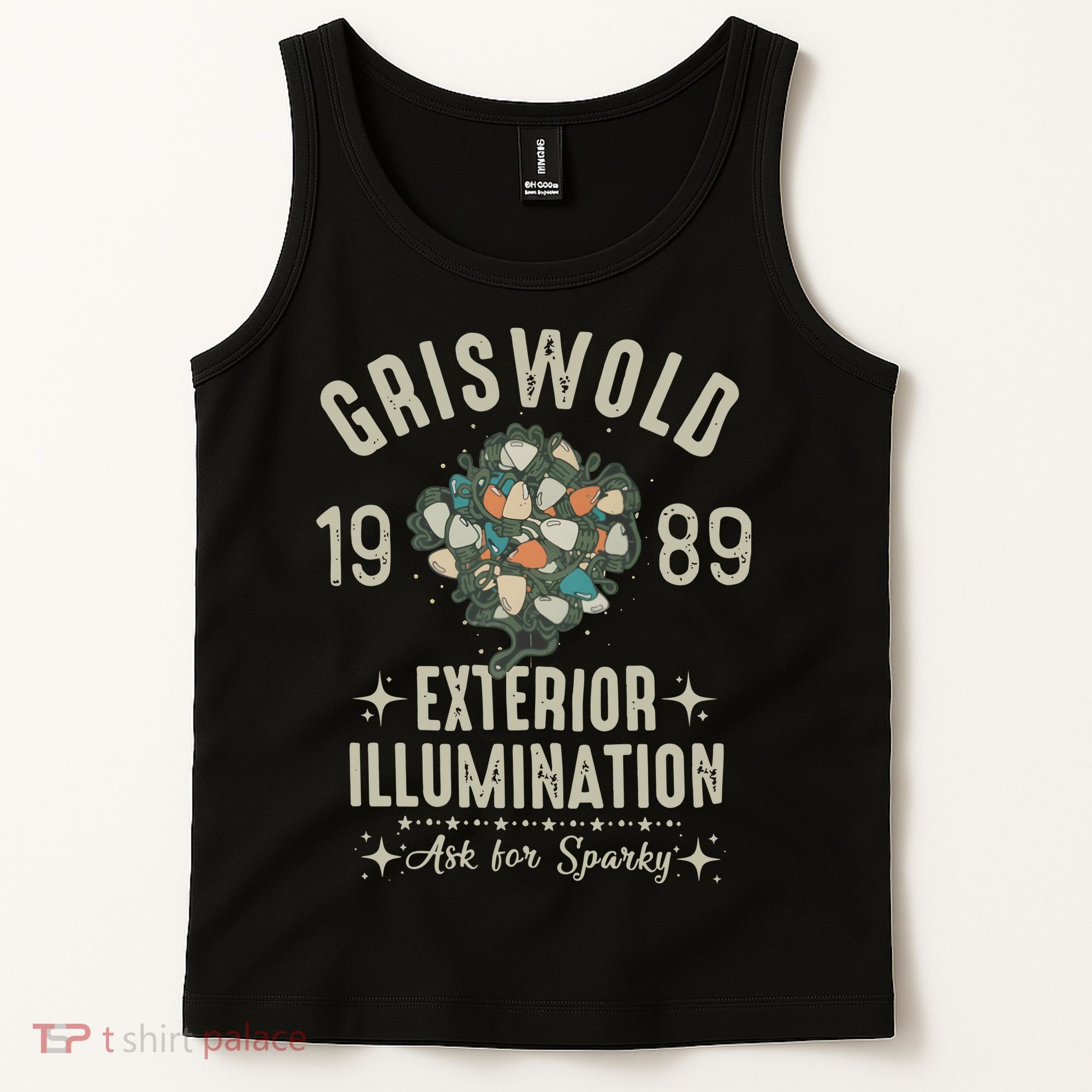 1989 Exterior Illumination Funny Christmas Lighting Tank Top
