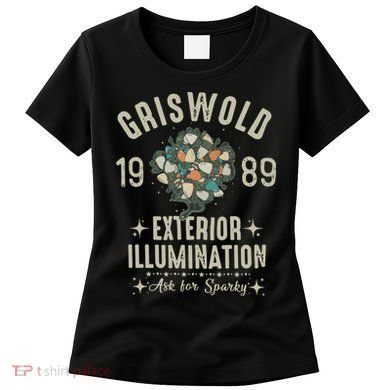 1989 Exterior Illumination Funny Christmas Lighting Women's T-Shirt