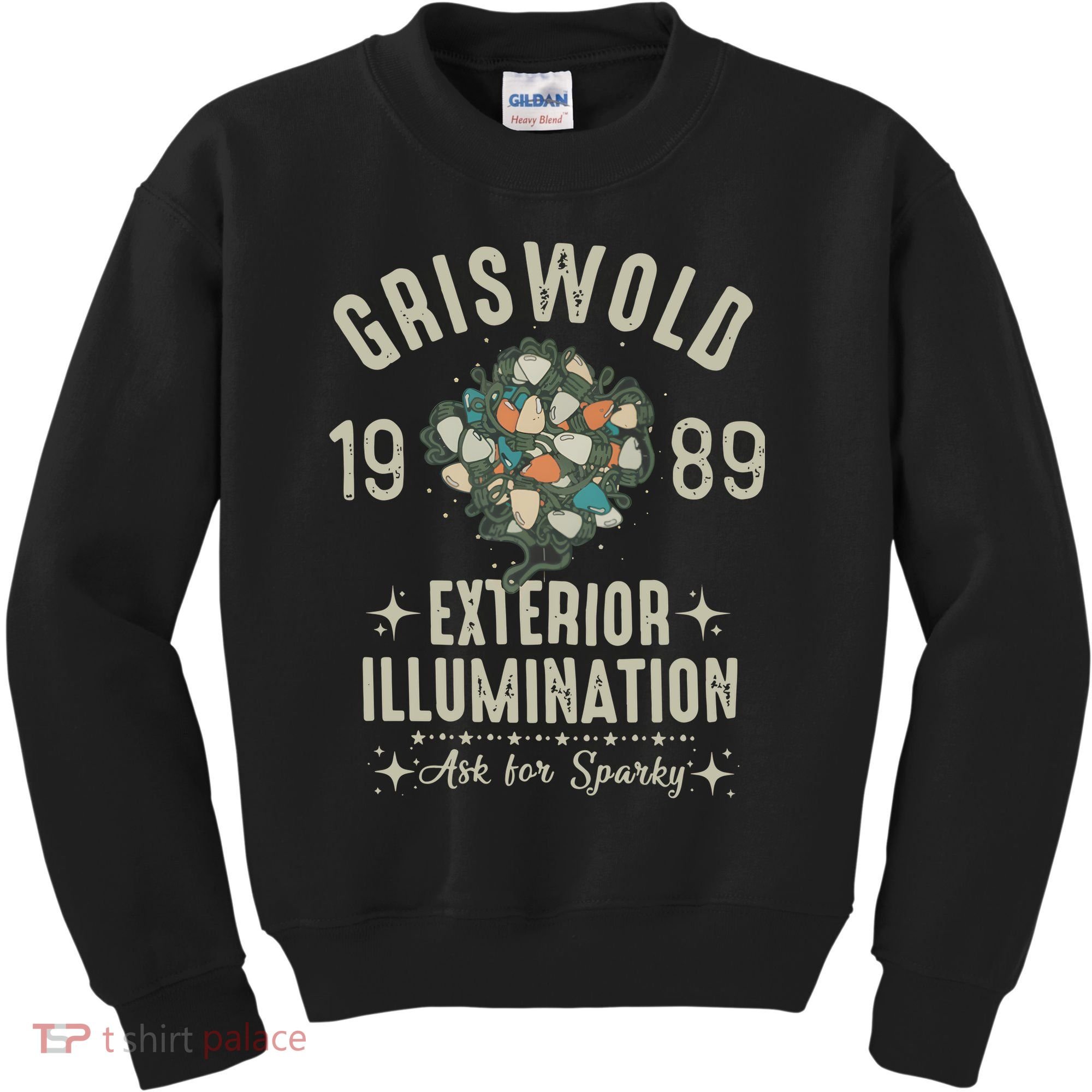 1989 Exterior Illumination Funny Christmas Lighting Kids Sweatshirt
