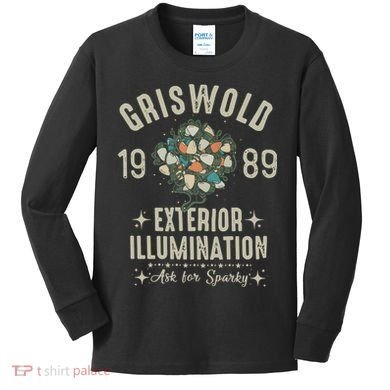 1989 Exterior Illumination Funny Christmas Lighting Kids Long Sleeve Shirt