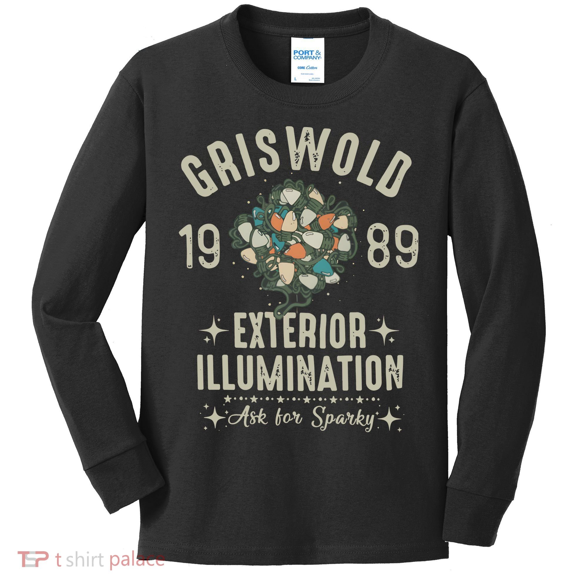 1989 Exterior Illumination Funny Christmas Lighting Kids Long Sleeve Shirt