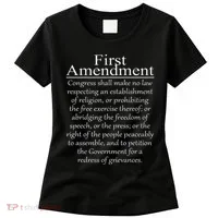 1st First Amendment U.s. Constitution Patriot Us History Women's T-Shirt thumb 0
