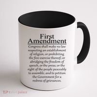 1st First Amendment US Constitution Patriot US History Coffee Mug thumb 1