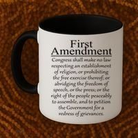 1st First Amendment US Constitution Patriot US History Coffee Mug thumb 2
