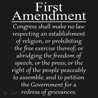 1st First Amendment US Constitution Patriot US History Ladies Essential Flowy Tank