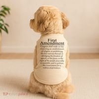 1st First Amendment US Constitution Patriot US History Doggie Tank thumb 2