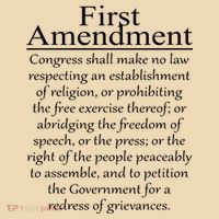 1st First Amendment US Constitution Patriot US History Apron thumb 3