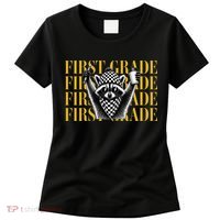 1st First Grade Raccoon Back To School Women's T-Shirt thumb 0