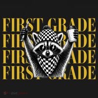 1st First Grade Raccoon Back To School Women's T-Shirt thumb 6