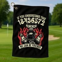 18436572 Firing Order Golf Towel thumb 1